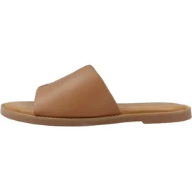 TAMARIS Damen Pantolette Leder flach, braun, 38 EU