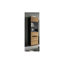 xonox.home Vitrine Canu 36 x 33 x 125 cm Grau