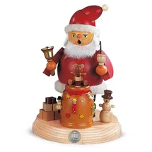 Müller GmbH Räuchermann Weihnachtsmann 19 cm rot