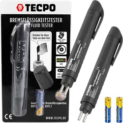 TECPO Elektronischer Bremsflüssigkeitstester mit AAA Batterie