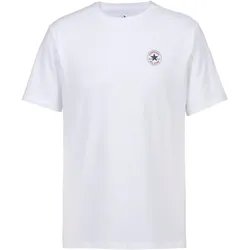 CONVERSE Go To Mini Patch T-Shirt Herren in white, Größe L - weiß
