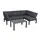 MWH Das Original MWH Loungemöbel Set Widoo 3tlg. Aluminium Grau