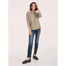 Heine Strickpullover taupe L