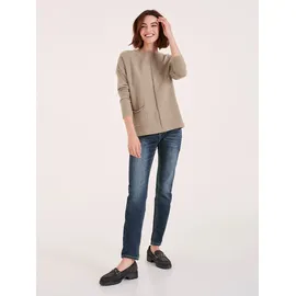Heine Strickpullover taupe L