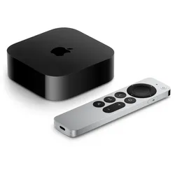 Apple TV 4K, Apple, A15, 64 GB, AVC, H.264, HEVC, M4V, MP4, MPEG4, AAC, AC3, AIF