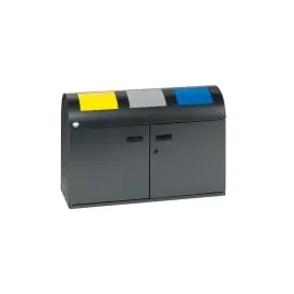 VAR Wertstoffsammler WSS 50 l Antiksilber
