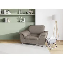 DOMO collection Sessel Franzi Polyester 120 x 81 x 97 cm Beige