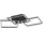 Trio Reality Leuchten LED Deckenleuchte Trail Schwarz matt