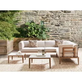 Beliani Lounge Set 6-tlg. Beige