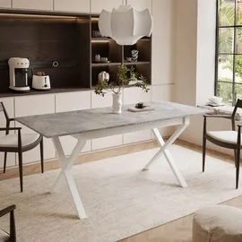 lookway ARTON II 80 x 77 x 140 cm grau/weiß