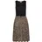 Buffalo Jerseykleid Shirtkleid Animalprint Schwarz 38