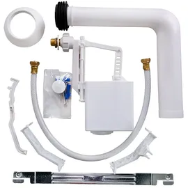 Belvit Aufputz Spülkasten Ap Spülkasten Aufputzspülkasten für Stand-WC Toilette Weiß