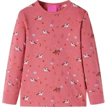 vidaXL Kinderpyjama mit Langen Ärmeln Altrosa 104