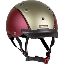 Kinder Reit-,Fahrrad-und Skihelm CHOICE TURNIER dark red/olive matt S (52-56cm) M