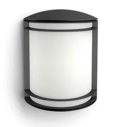 Wandleuchte Led 6W 600Lm 4.000K Schwarz Antilope Philips Philips