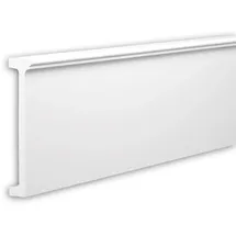PROFHOME DECOR Friesleiste 200 x 4,2 x 19,8 cm weiß