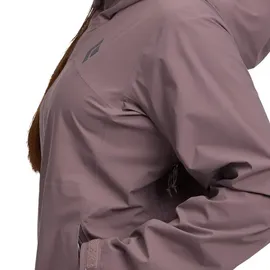 Black Diamond Strataline Stretch Shell Regenjacke Damen Dunkelmaulbeere L