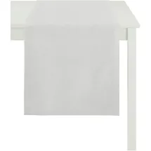 APELT Tischläufer Alaska 48 x 150 cm Mischgewebe Grau Hellgrau