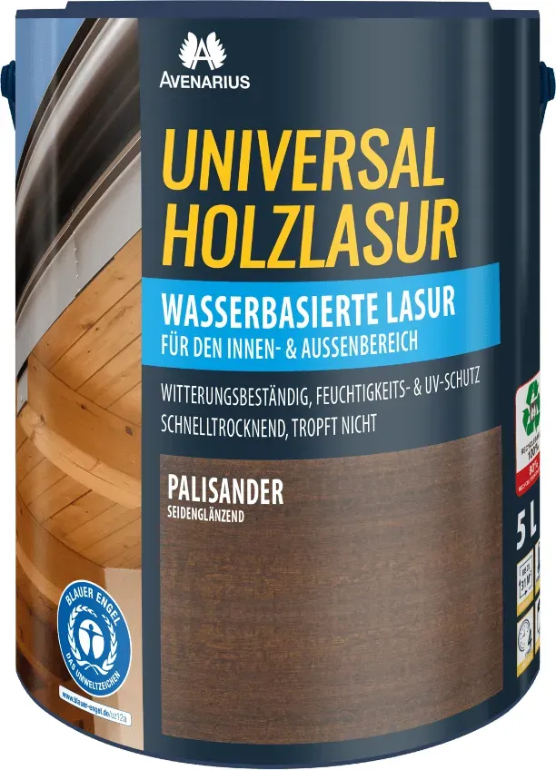 AVENARIUS Universal Holzlasur - palisander - 5,0ltr