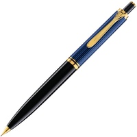 Pelikan Bleistift Souverän 400, Schwarz-Blau, hochwertiger Druckbleistift im Geschenk-Etui, 997171