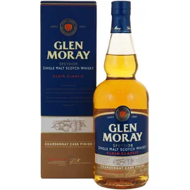 Glen Moray Elgin Classic Chardonnay Cask Finish Single Malt Scotch 40% vol 0,7 l Geschenkbox
