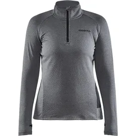 Craft Core Trim Midlayer 1/2-Zip Langarmshirt Damen 975000 dk grey melange S
