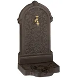 Relaxdays Standbrunnen Antik Dunkelbraun