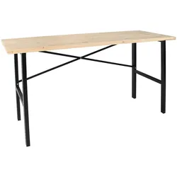 rikta Werkbank Arbeits- und Packtisch - 30 mm Fichtenholztischplatte, Set