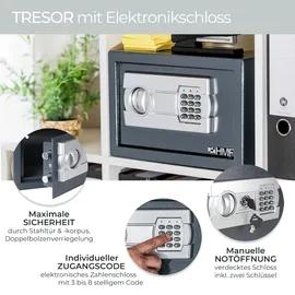 HMF Möbeltresor Elektronikschloss 4612212