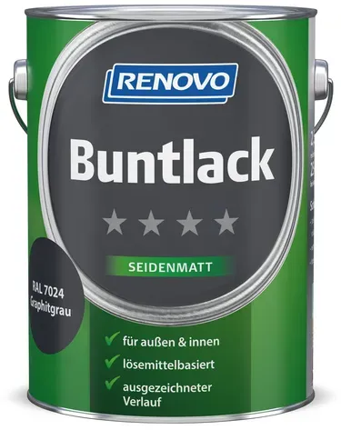 RENOVO Buntlack seidenmatt, graphitgrau RAL 7024