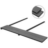 vidaXL WPC Terrassendielen 10 m2 4 m grau