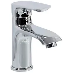 FACKELMANN Waschtischarmatur »LUXOR«, H: 15,5 cm, chrom, glänzend - silberfarben