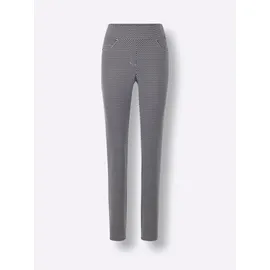 Creation L Premium Jerseyhose Lyocell-Polyester-Jacquard Hosen Blau 19