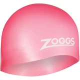 Zoggs – Erwachsene Easy-fit Silicone Cap Badekappe, Rosa, One Size