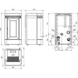 La Nordica-Extraflame Lucia Plus Tortora 12 kW
