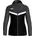 Trainingsjacke mit Kapuze Damen 801 schwarz/anthrazit 34