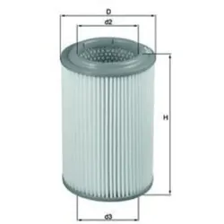 Luftfilter MAHLE LX 2689 für Kia Hyundai K2500 Bongo Sportage III IX35