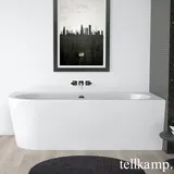 Tellkamp Pio Eck-Badewanne mit Verkleidung, 0100-077-00-L-AUF/CR,