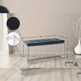 CLP Sitzbank Barci Kunstleder schwarz