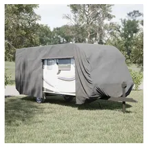 vidaXL Schutzhülle für Wohnwagen 732 x 250 x 220 cm Grau