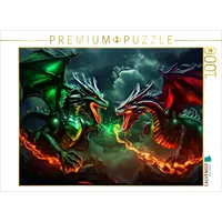 Calvendo Puzzle Die Figur des Drachen erlebt in der
