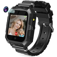 EURHOWING 4G Smartwatch Kinder mit GPS und Telefon, IP67 Wasserdicht Smart Watch Kinder WLAN Videoanruf Kamera SOS, Kinder Smartwatch Jungen Mädchen mit GPS Echtzeit-Ortung,Musik-Video-Player