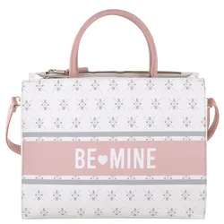 Be Mine Kurzgriff Tasche Campain Bag Rosie white/rose