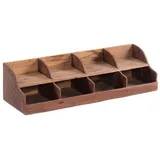 DESIGN DELIGHTS Organizer Storage 80 80 x 20 x 25 cm 4-tlg. beige