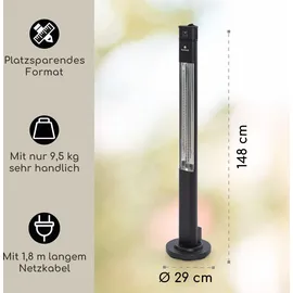 Blumfeldt Heat Guru Plus Infrarot schwarz