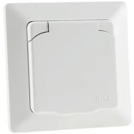ChiliTec Schuko-Steckdose IP44 Unterputz Weiß