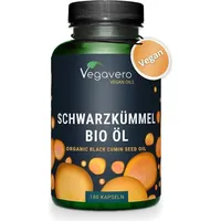 Vegavero Schwarzkümmelöl BIO 180 Kapseln