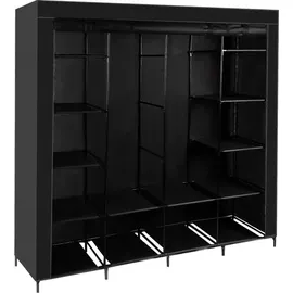 ruhhy Kleiderschrank Ruhhy 170 x 170 x 0 cm Schwarz
