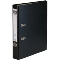 Elba Ordner rado brillant, schmal, veredeltes Papier, schwarz, 5