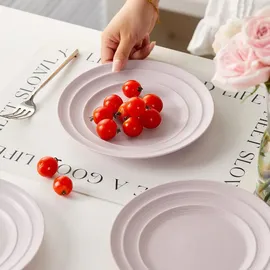 JIWOO Frühstücksteller Ø21 cm lila 4er Set